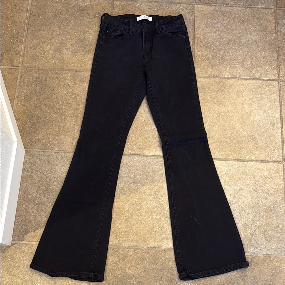Women's Black Flare Jeans